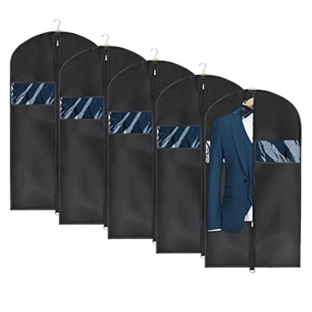 Garment Bag 43 Inch Suit Cover Travel Storage Oxford Fabric Set of 5